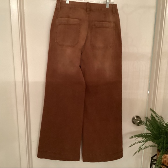 Golden Brown distressed with stretch Jeans Size Large - Picture 3 of 3